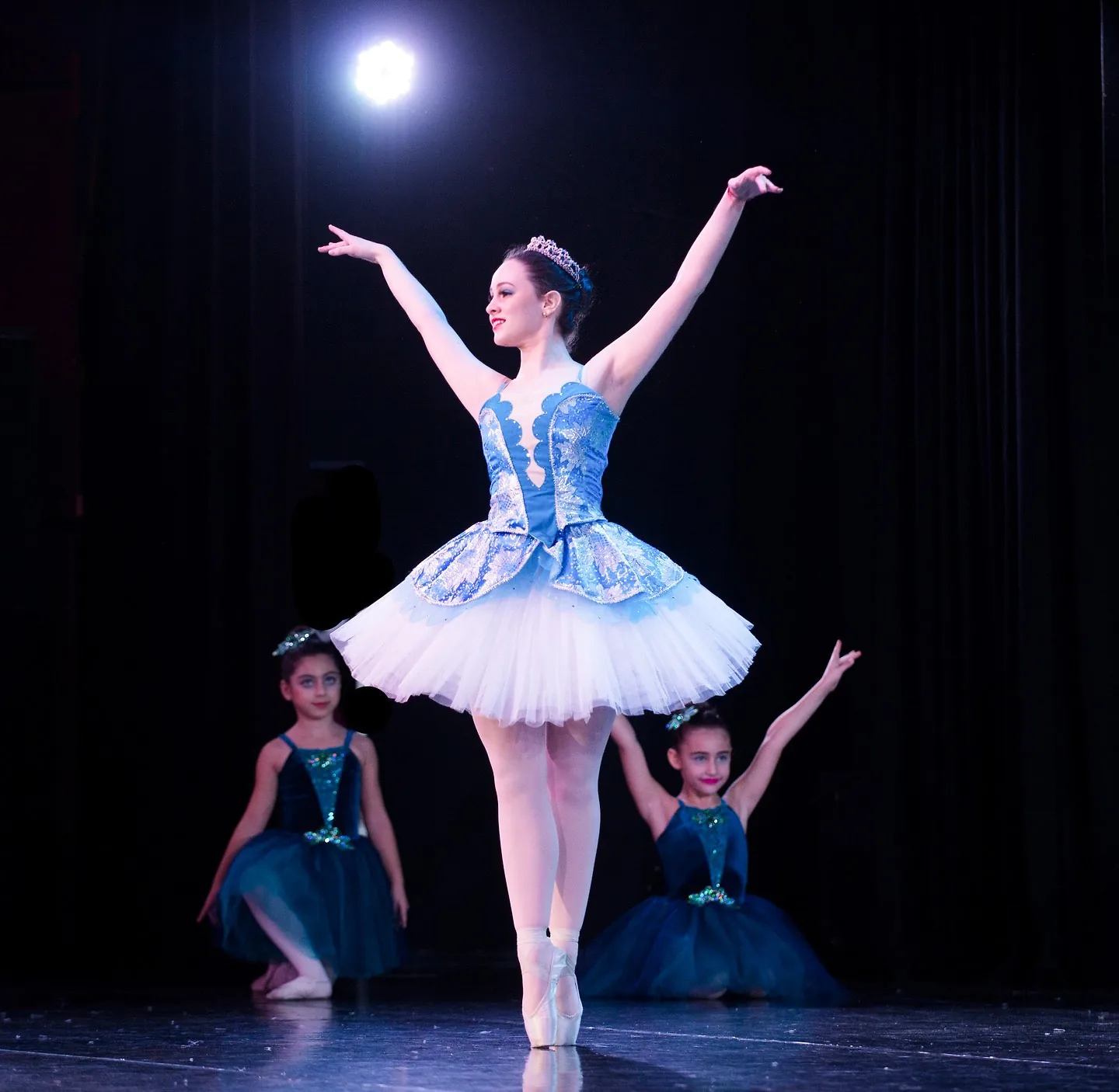 A dancer on pointe